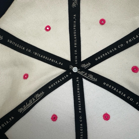 San Antonio Spurs Mitchell & Ness Hardwood Classics 2-Tone Snapback Hat 7 1/4 - Picture 11 of 12